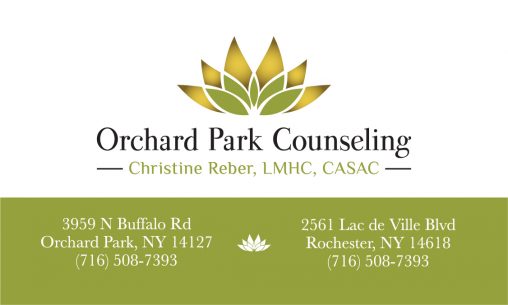 Orchard Park Counseling Business Card (front)