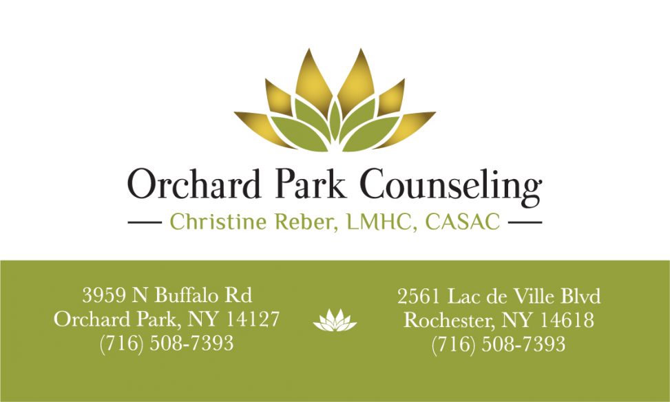 Orchard Park Counseling Business Card (front)