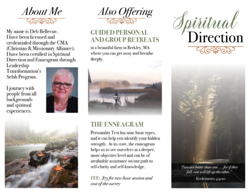 Spiritual Direction brochure (front)